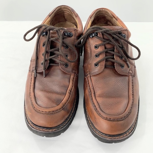 Bass Hopewell Men Shoes Hiking Brown Leather Outdoors Weatherproof Boots Sz 11 - Picture 2 of 10